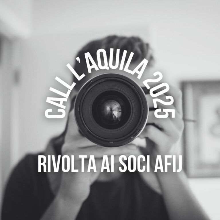 Scopri di più sull'articolo CALL L’AQUILA 2025 rivolta ai soci AFIJ